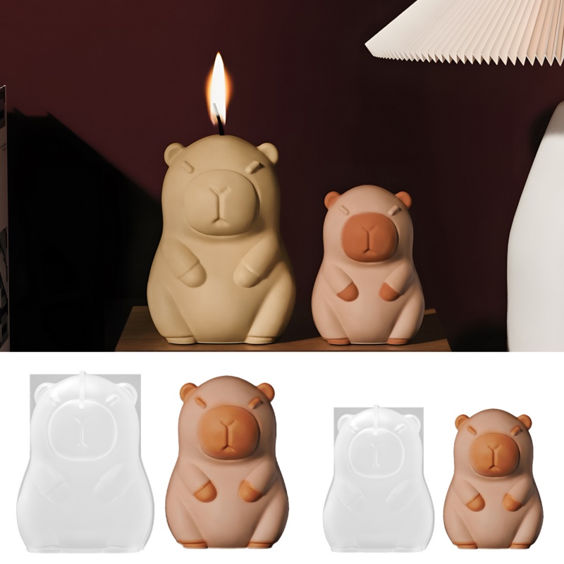 Candle Making Equipment - Capybara Pudding Baking Silicone Mold DIY