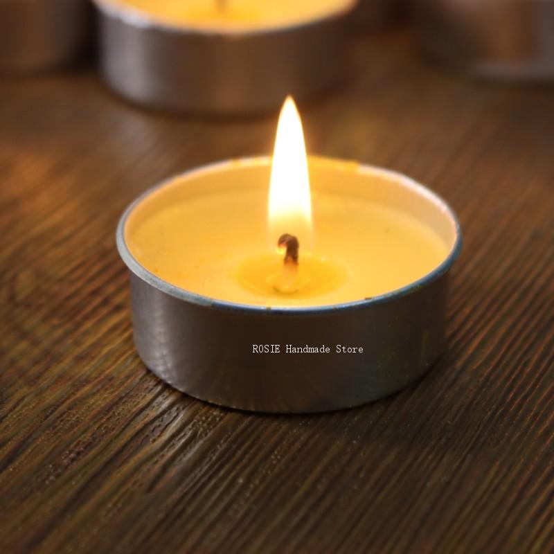 Candle Making Jars - Empty Tea Wax Circular Aluminum Box