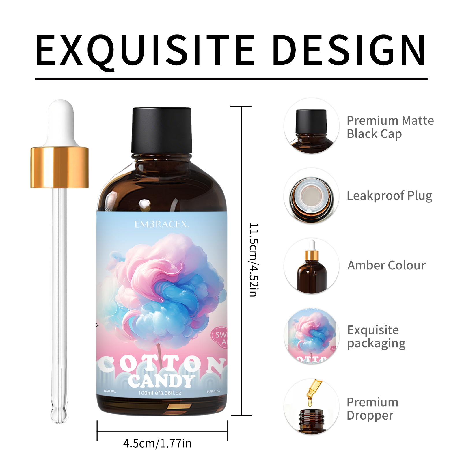 100ml Cotton Candy Fragrance O - Candle Making Supplies review and price
