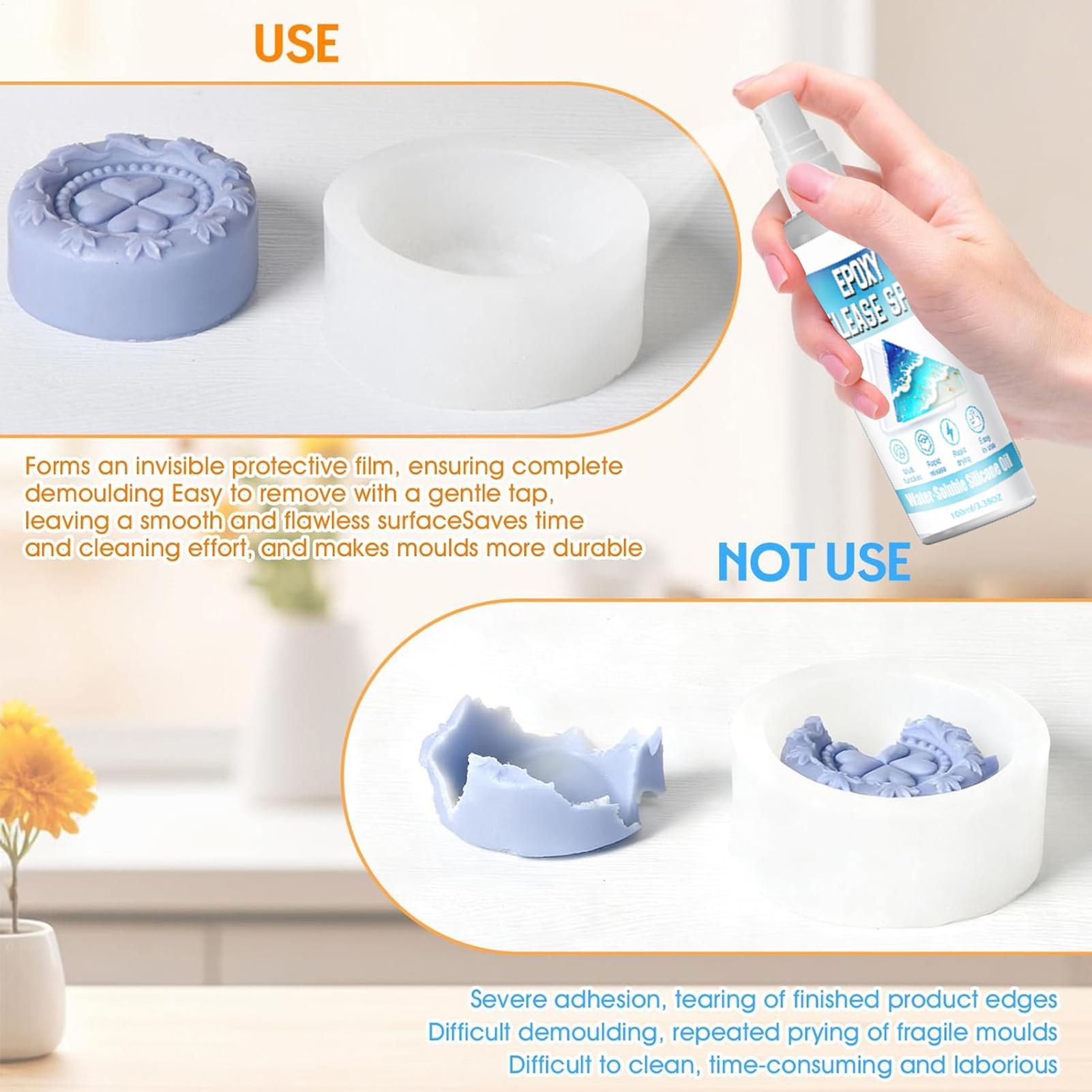 100ml Silicone Release Spray E - Candle Making Moulds review and price