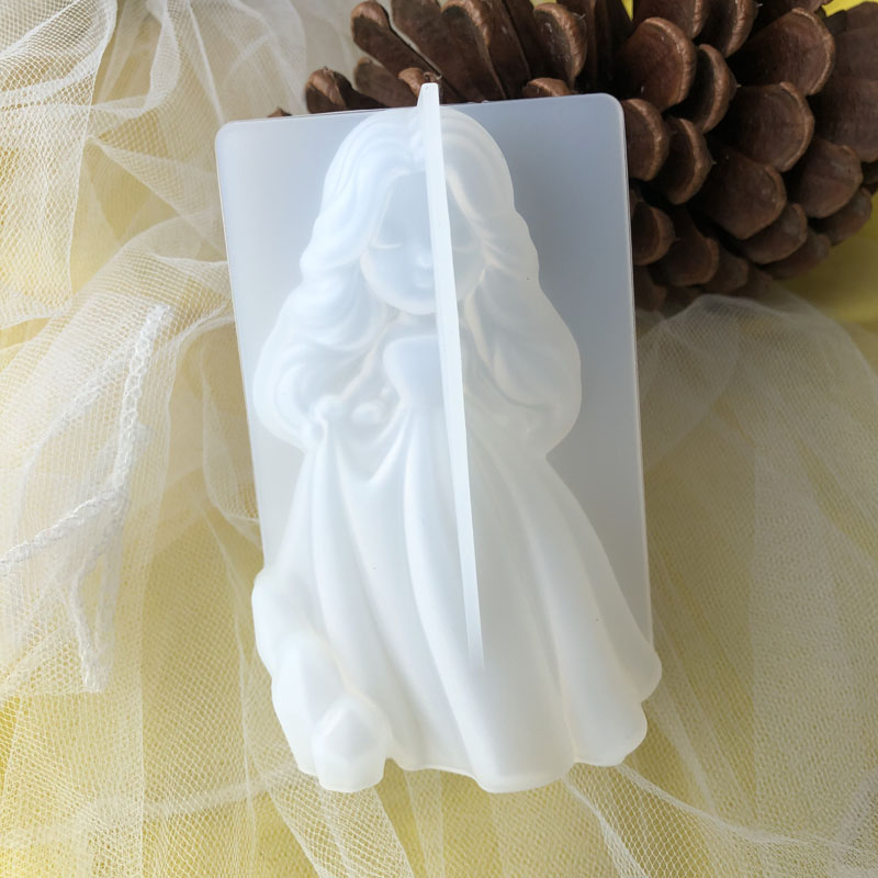 3D Cute Princess Silicone Cand - Candle Making Moulds review and price