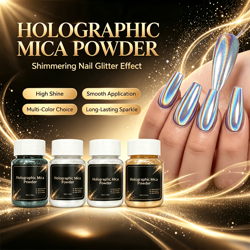 Mica Powder 4 Colors Holograph - Candle Making Supplies review and price