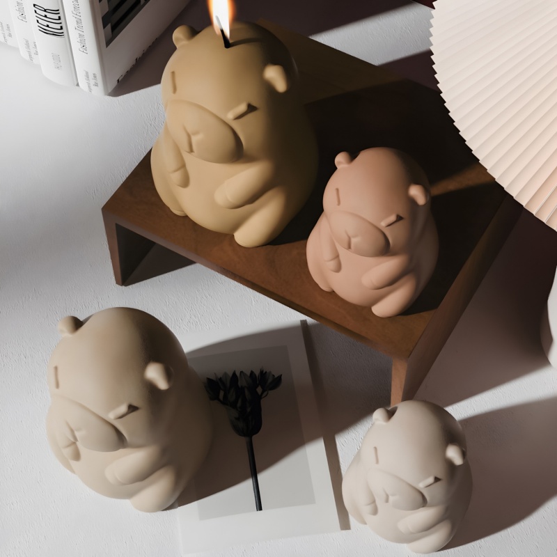 Capybara Pudding Baking Silico - Candle Making Equipment review and price
