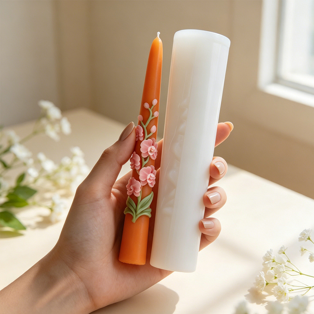 Long Pole Flower Taper Candle  - Candle Making Reno review and price