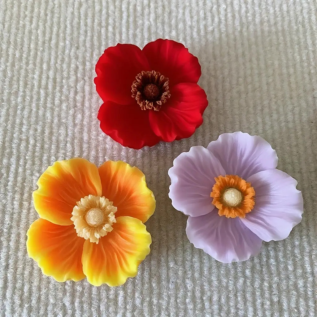 Flower Silicone Candle Mold, C - Candle Making Jars review and price