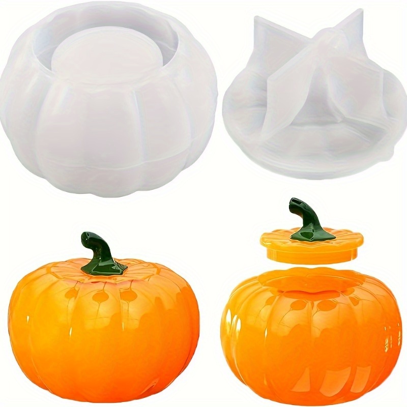 2pcs Pumpkin Jar Silicone Mold - Candle Making Moulds review and price