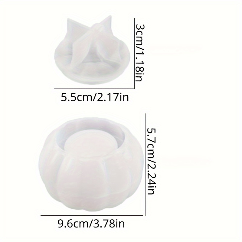 2pcs Pumpkin Jar Silicone Mold - Candle Making Moulds review and price
