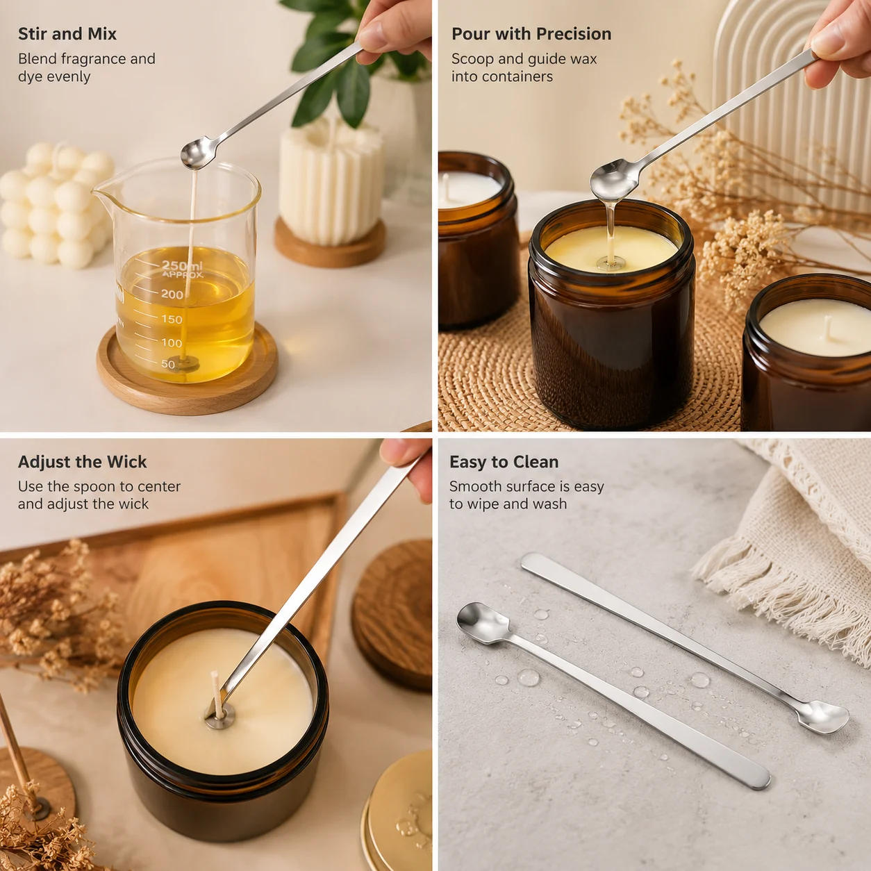 1/2PCS Stainless Steel Candle  - Candle Making Reno review and price