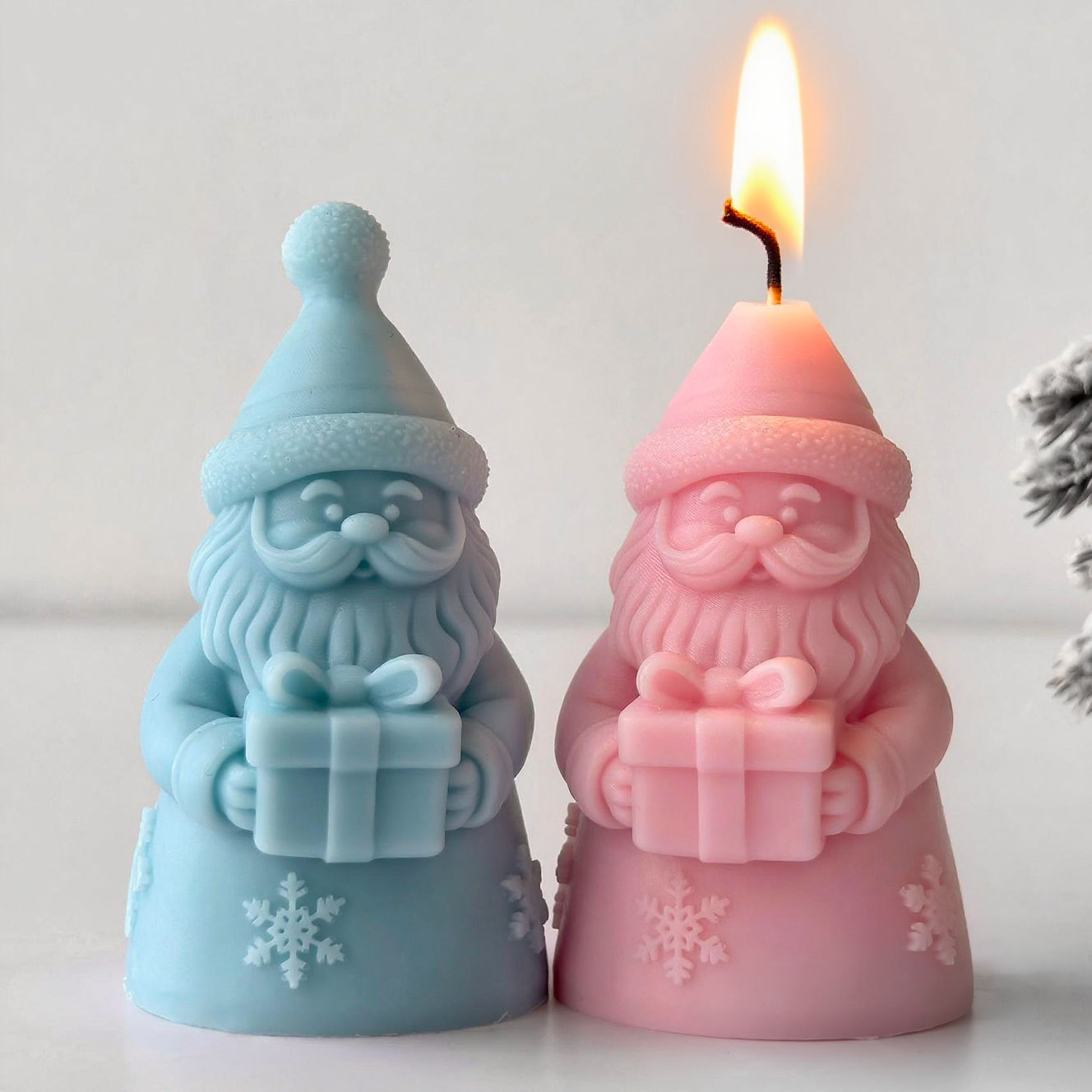 Santa Claus Gift Box Silicone  - Candle Making Reno review and price
