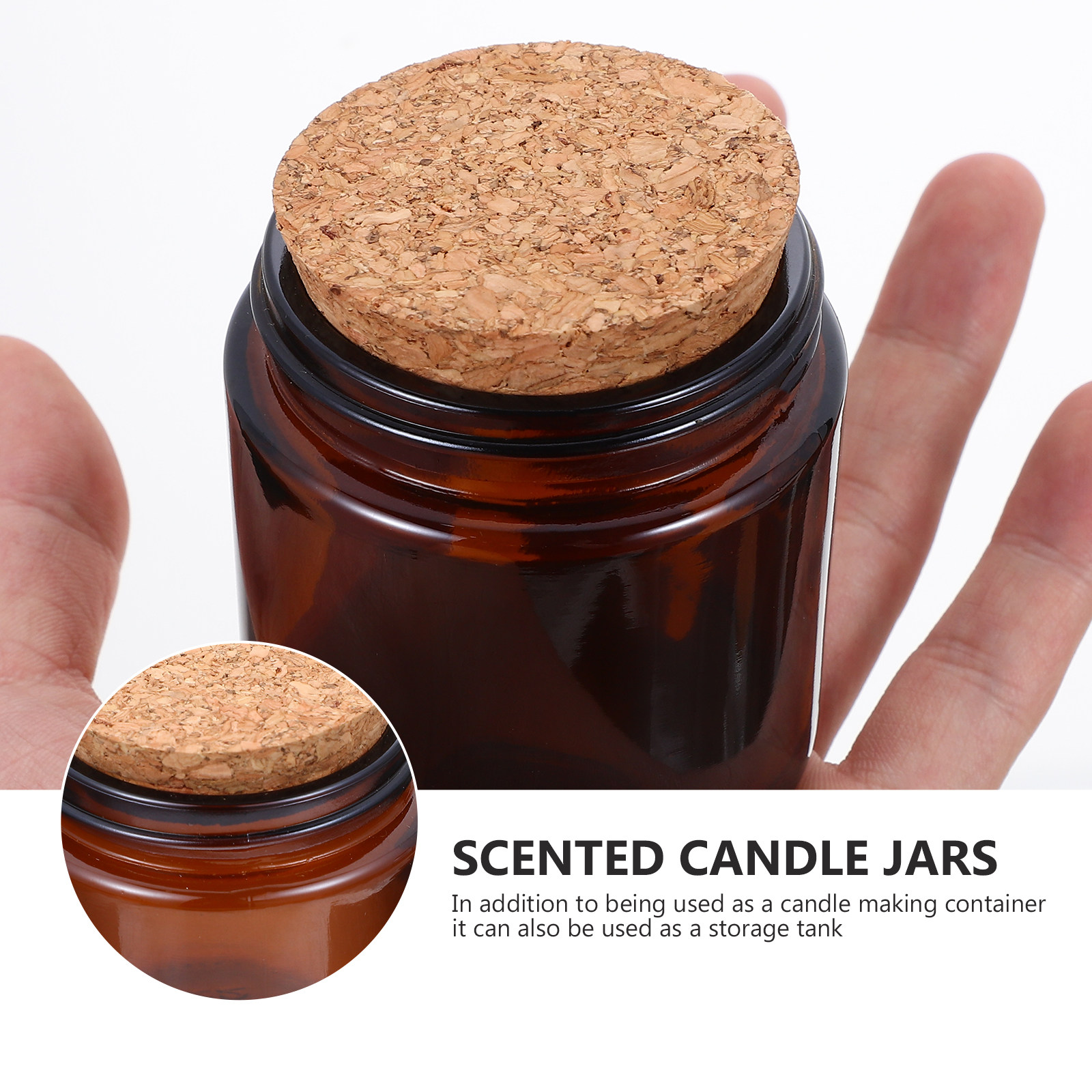 4Pcs High Quality Fragrance Gl - Candle Making Jars review and price