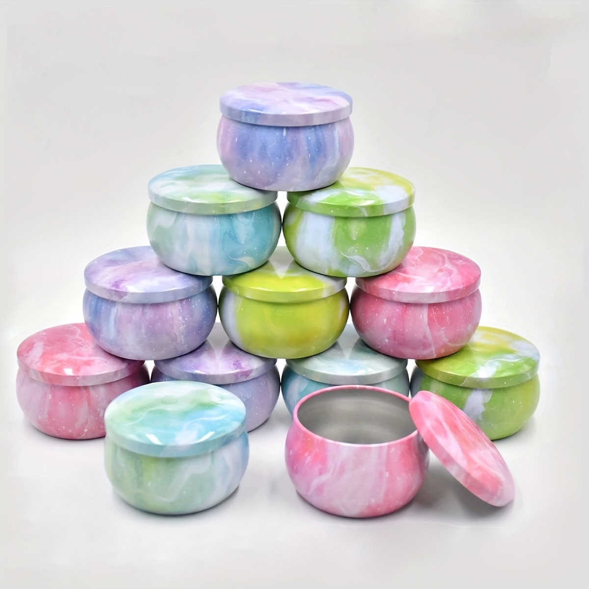 Starry sky patterned metal emp - Candle Making Jars review and price