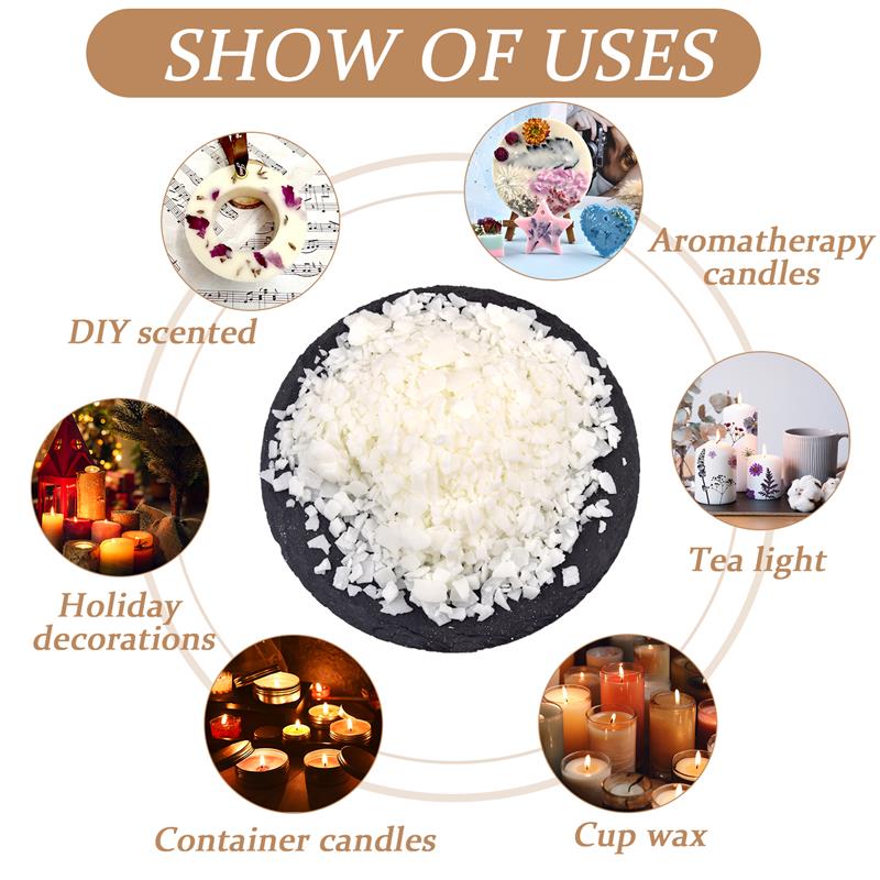 50-1000g Natural Pure Soy Wax  - Candle Making Reno review and price