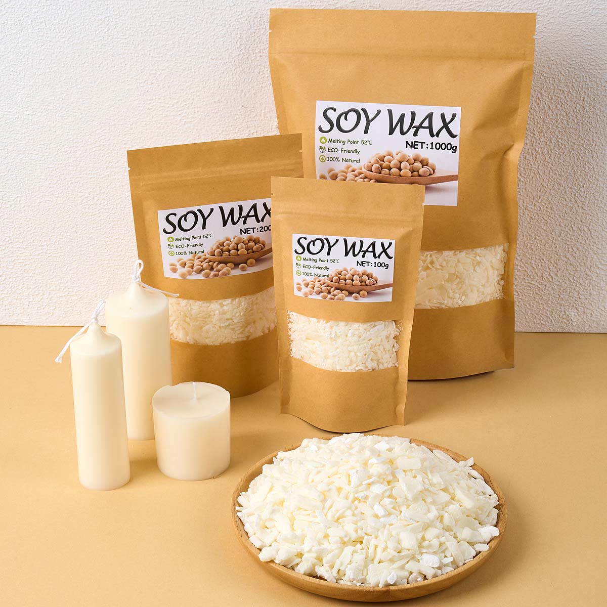 1 Pounds Pure White Soy Wax Fo - Candle Making Reno review and price