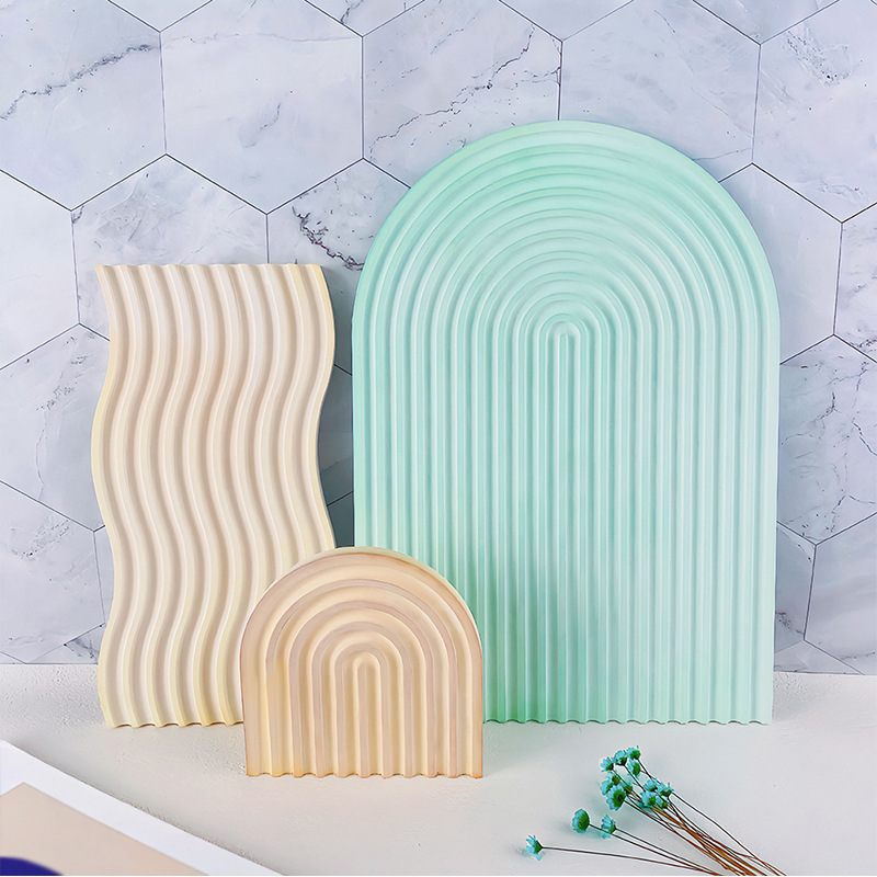 DIY Striped Wave Tray Mold For - Candle Making Moulds review and price