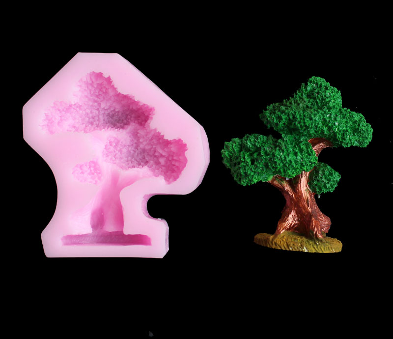 Pine tree silica gel mold DIY  - Candle Making Design review and price