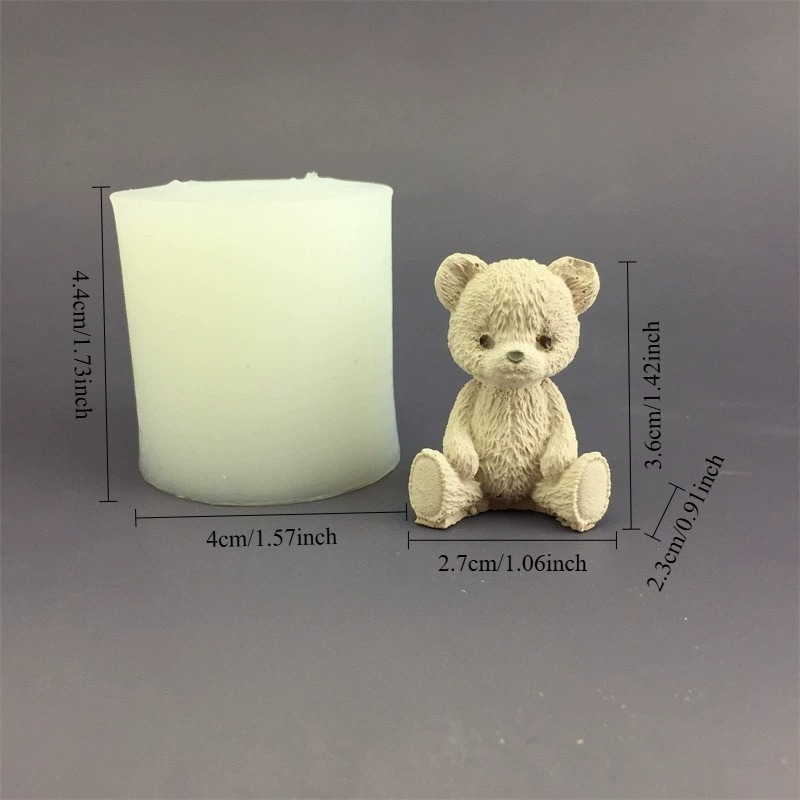 Cute Bear Honey Jar Silicone C - Candle Making Jars review and price