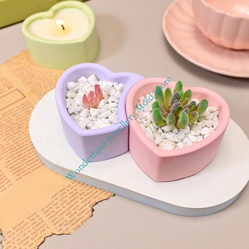 H7EB Heart Silicone Mould for  - Candle Making Moulds review and price