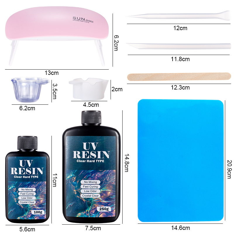 100g/250g Clear UV Resin Hard  - Candle Making Equipment review and price