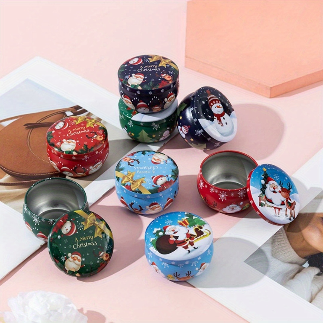 10 Pcs Festive Christmas Candl - Candle Making Jars review and price