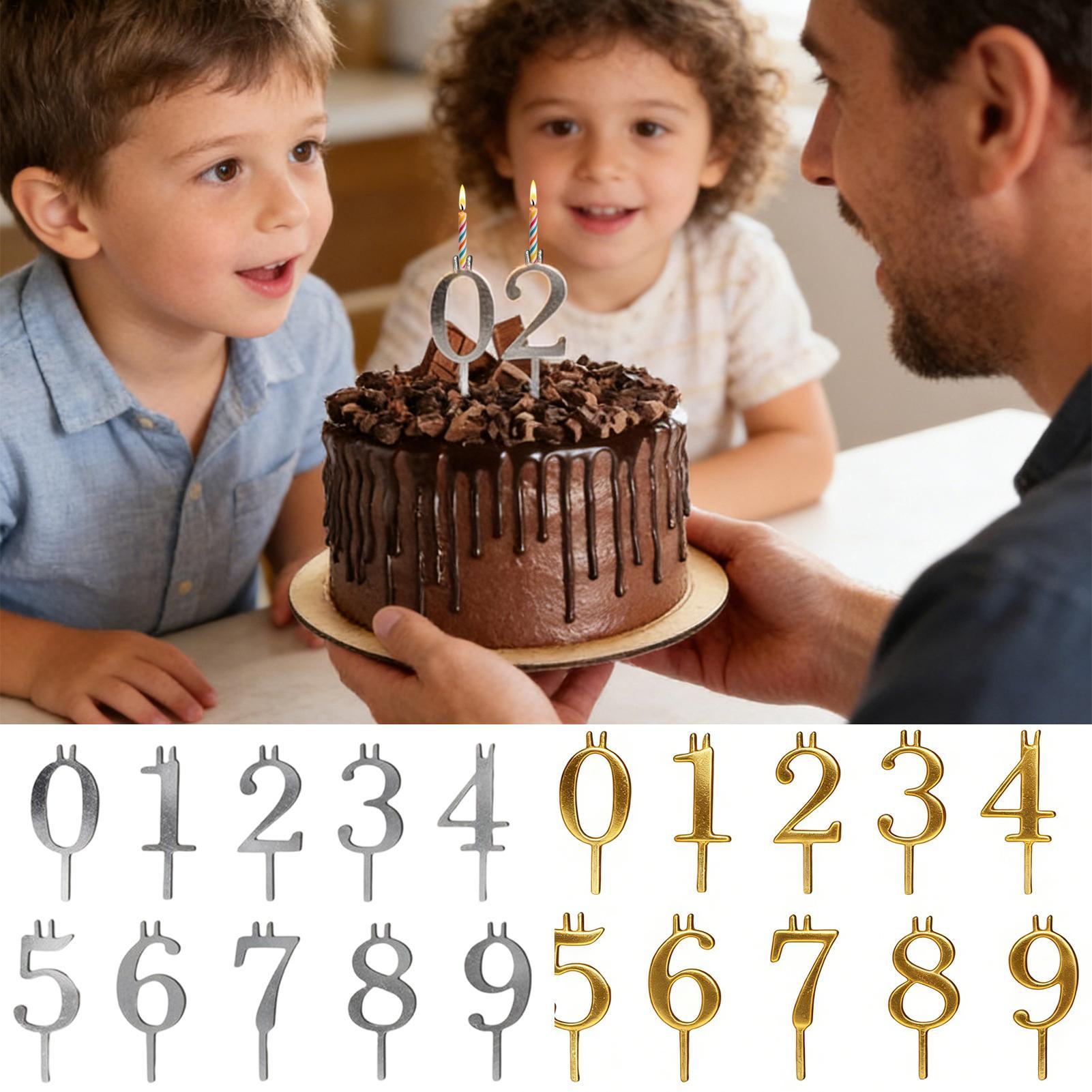 10pcs 0-9 Number Cake Toppers  - Candle Making Supplies review and price