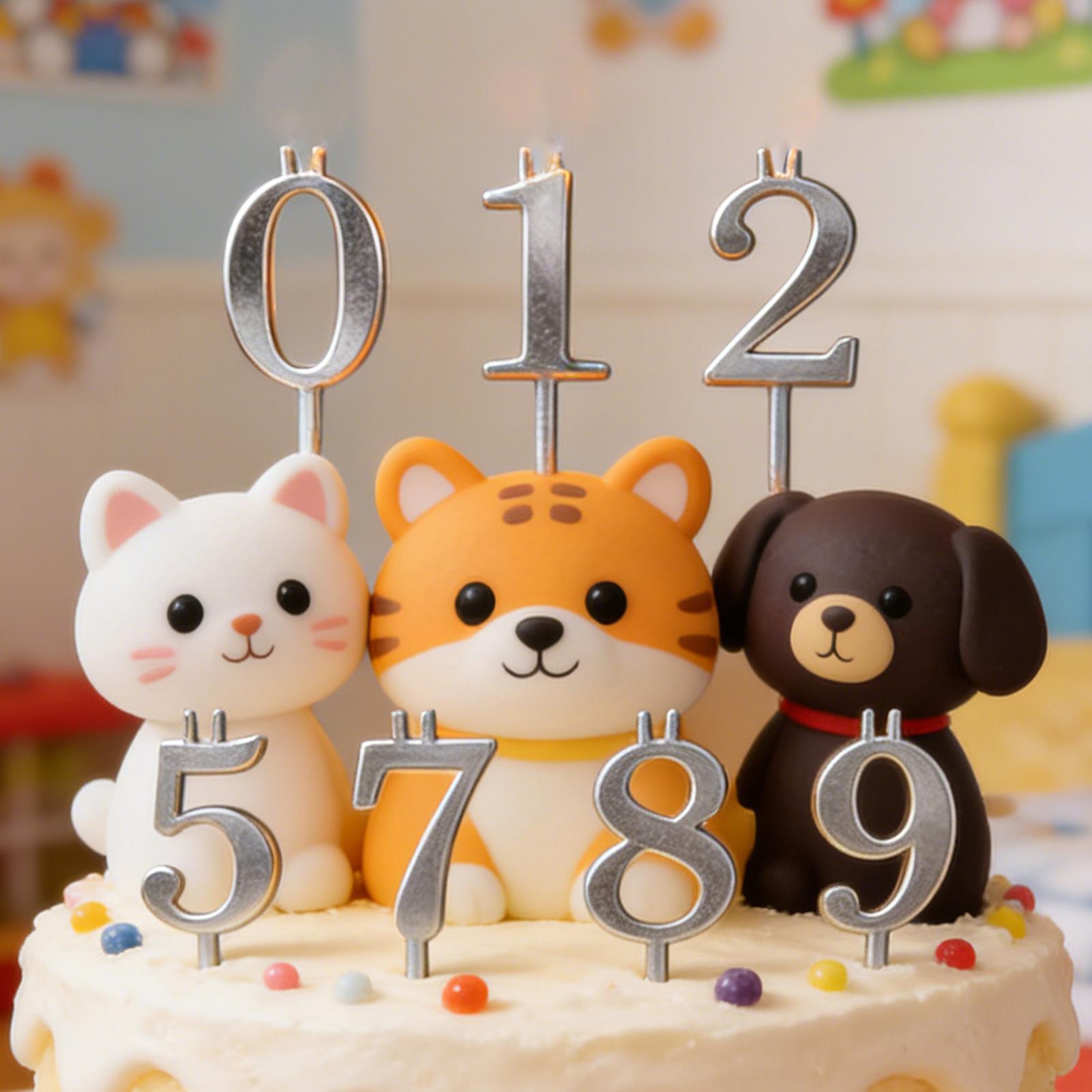 10pcs 0-9 Number Cake Toppers  - Candle Making Supplies review and price